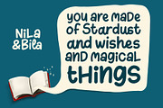 Hello! Nila & Bila Typeface, a Font by Graptail (Thumbnail 3 of 14)