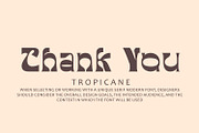 Tropicane - Stylish Typeface, a Font by HeyFonts (Thumbnail 12 of 12)