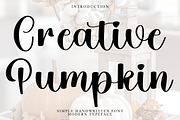 Creative Pumpkin, a Handwritten Font by FreshTypeINK (Thumbnail 1 of 7)