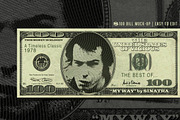 Editable Hi-Res $100 Bill Mockup, a Mockup by the little wonder shop (Thumbnail 3 of 4)