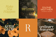 Late Checkout Serif with Free Sans!, a Serif Font by Blythe Green (Thumbnail 7 of 13)