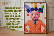 Snip Clip Funny Font, a Handwritten Font by Artcoast Fonts (Thumbnail 4 of 7)