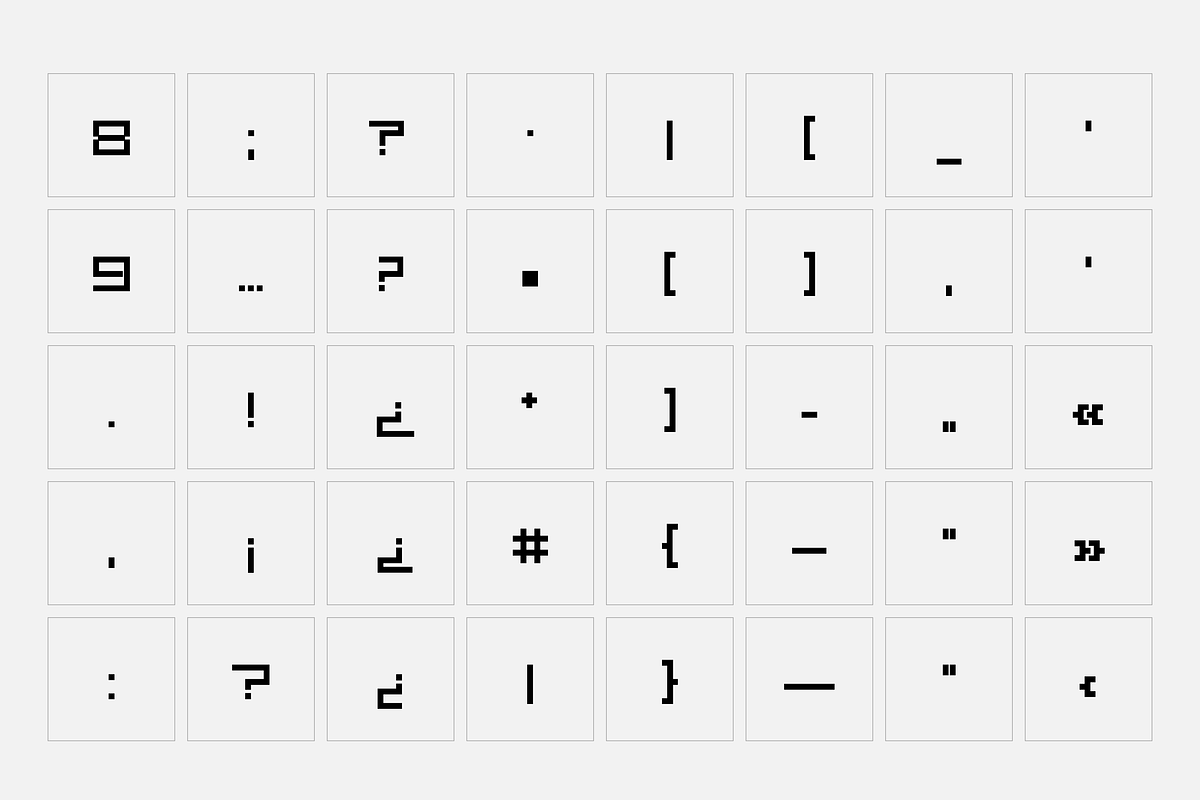Carbon - Square font, a Font by SelfBuild Type (Photo 14 of 15)