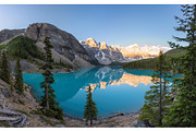 Moraine lake in rocky mountains stock photo containing canada and lake, a Nature Photo by Lucky Photographer (Thumbnail 1 of 2)