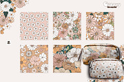 Groovy Meadow floral collection, a Pattern Graphic by solmariart (Thumbnail 2 of 10)