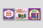 Diwali Social Media Post Templates, a Social Media Template by BrandPacks (Thumbnail 2 of 5)