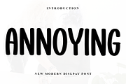 Annoying, a Handwritten Font by InermediaSTUDIO (Thumbnail 1 of 8)