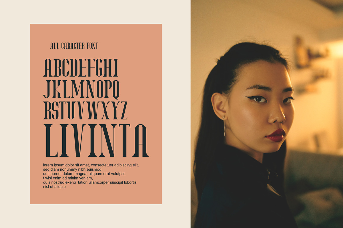 Livinta, a Font by riotama85 (Photo 4 of 5)