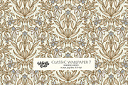 Classic Wallpaper nr 7, a Wallpaper Graphic by Bloomart Studio (Thumbnail 1 of 6)