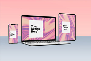 Digital Devices Screen Mockup Set