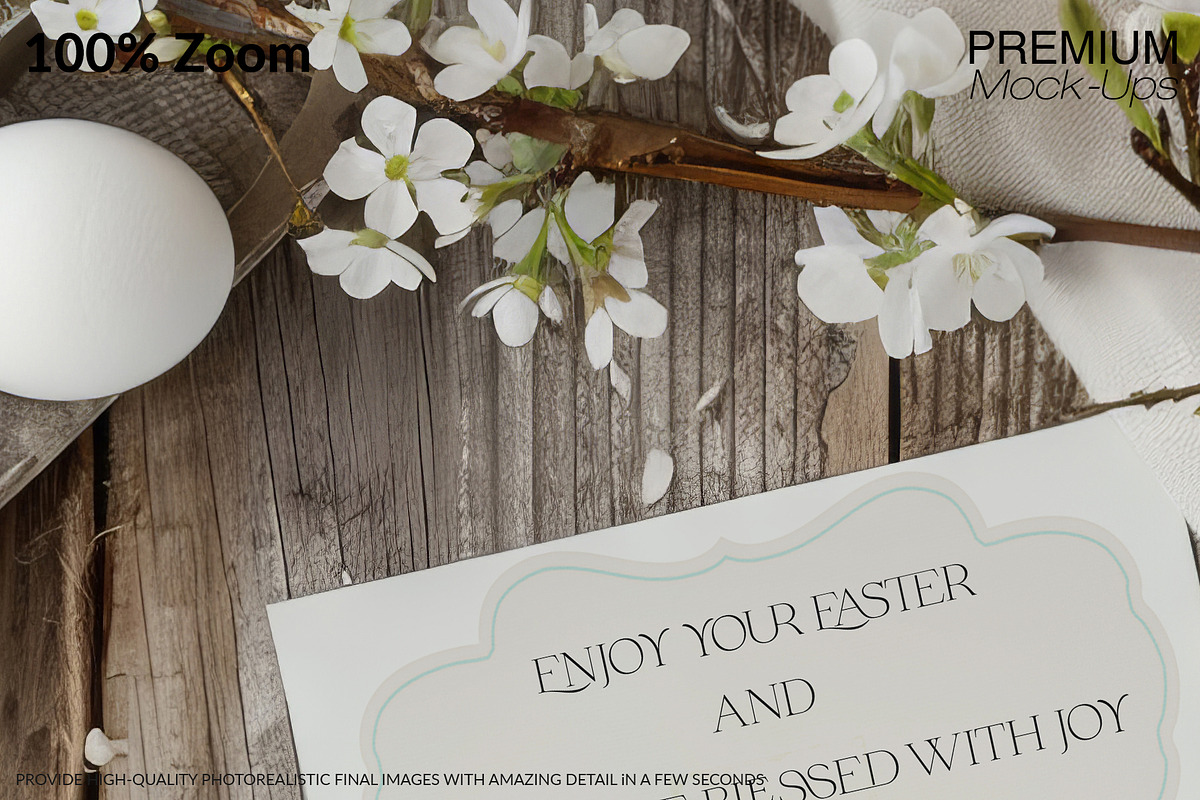Easter Greetings Cards PNG & PSD, a Household Mockup by mock-ups (Photo 6 of 10)