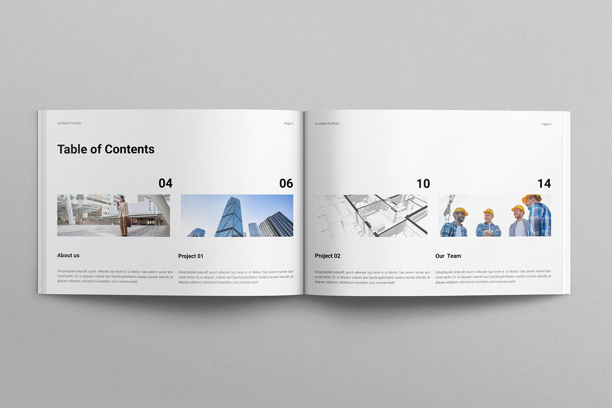 Architect Portfolio Landscape, a Brochure Template by E-Type (Photo 2 of 7)