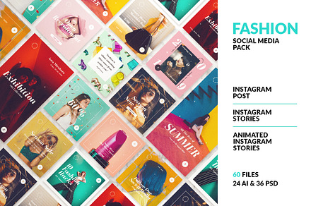 ANIMATED Instagram Stories Pack, a Social Media Template by The Good Store