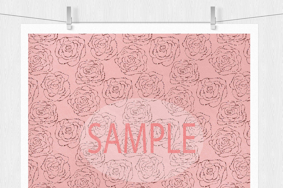 Rose Gold Digital Paper, a Texture Graphic by Leska's Digitals (Photo 5 of 7)