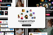 Instagram UI Pack After Effect, a Social Media Template by Loin Studio (Thumbnail 2 of 3)