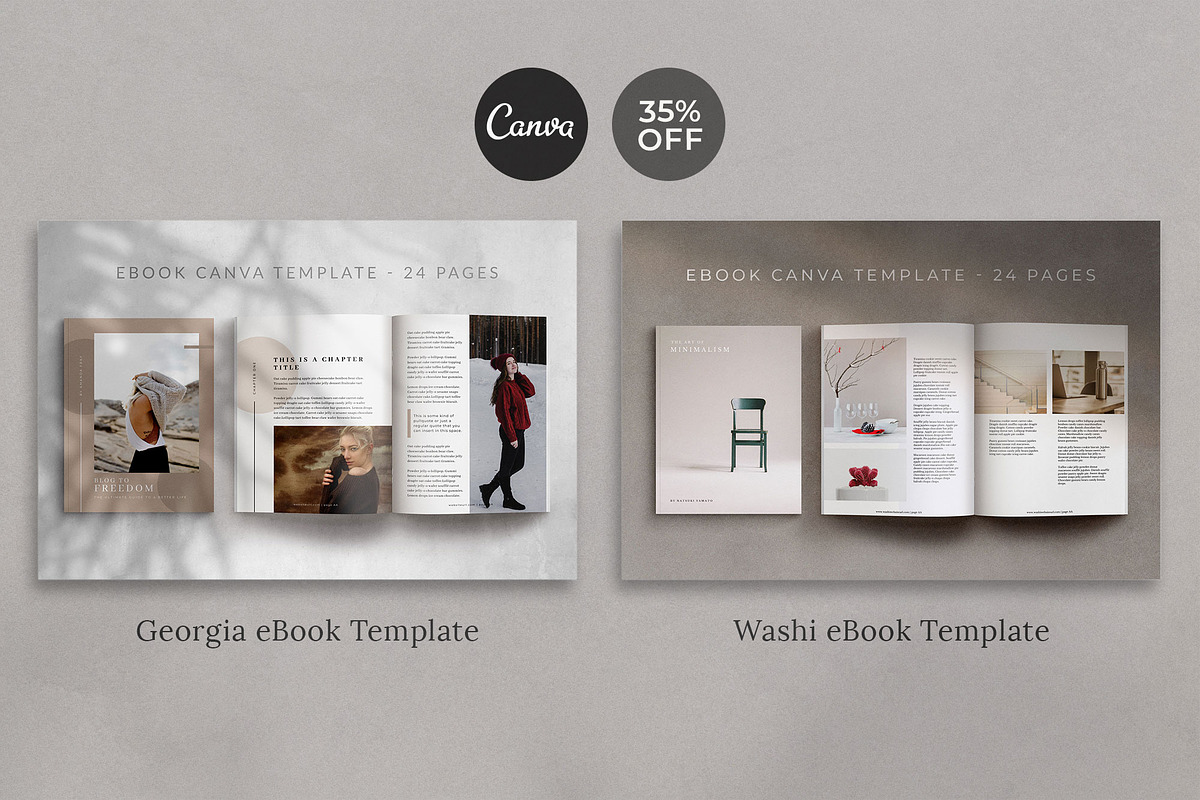 eBook Duo Pack in Canva, a Magazine Template by Studio Sugoi (Photo 2 of 10)