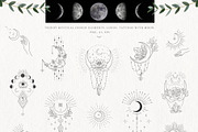 UPDATE! Mystical Moon Trendy Designs, a Decorative Illustration by Designwork (Thumbnail 2 of 23)