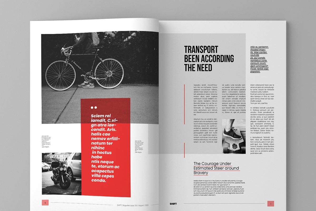 Shift - Magazine Template, a Magazine Template by inspirasign (Photo 7 of 9)