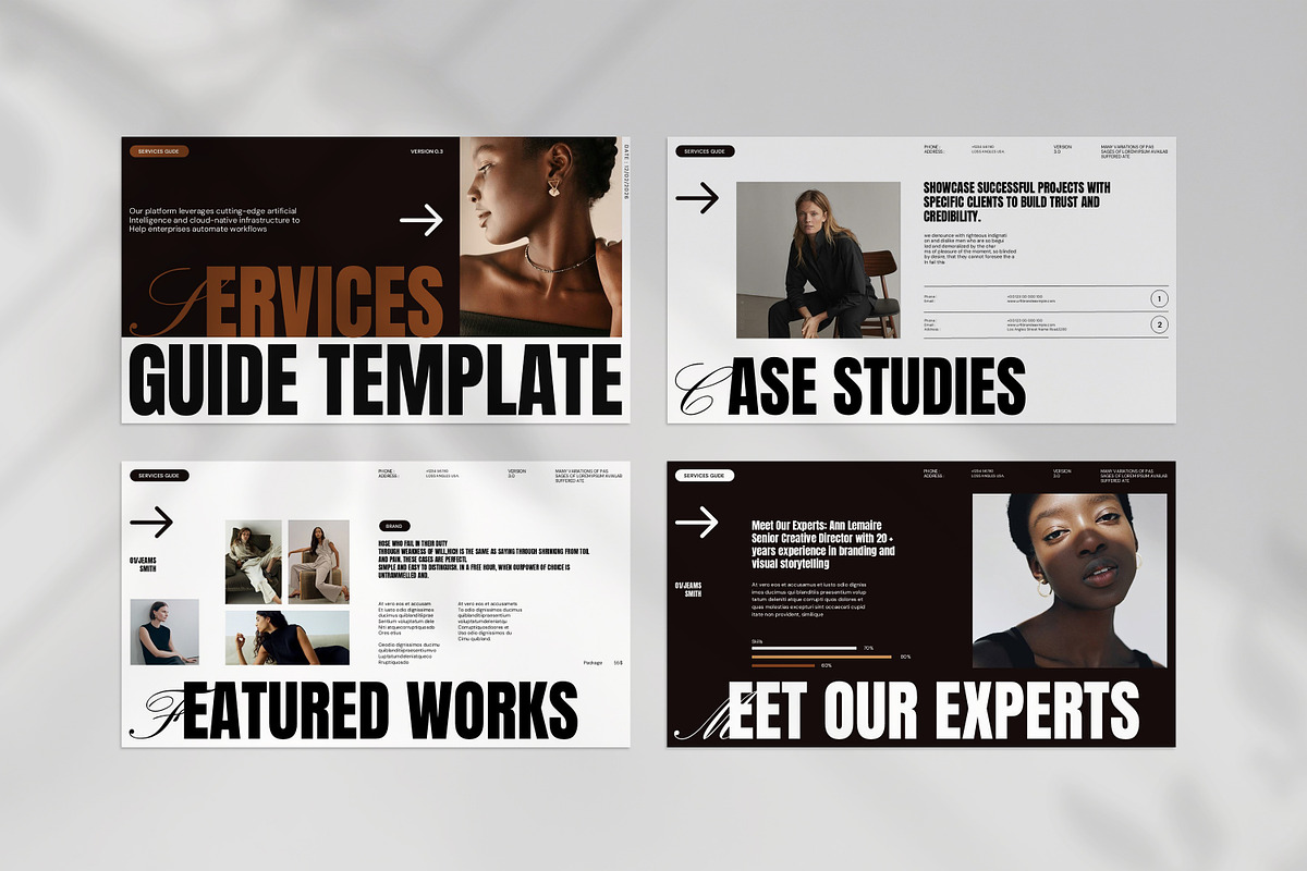Services Guide Presentation Template preview 6