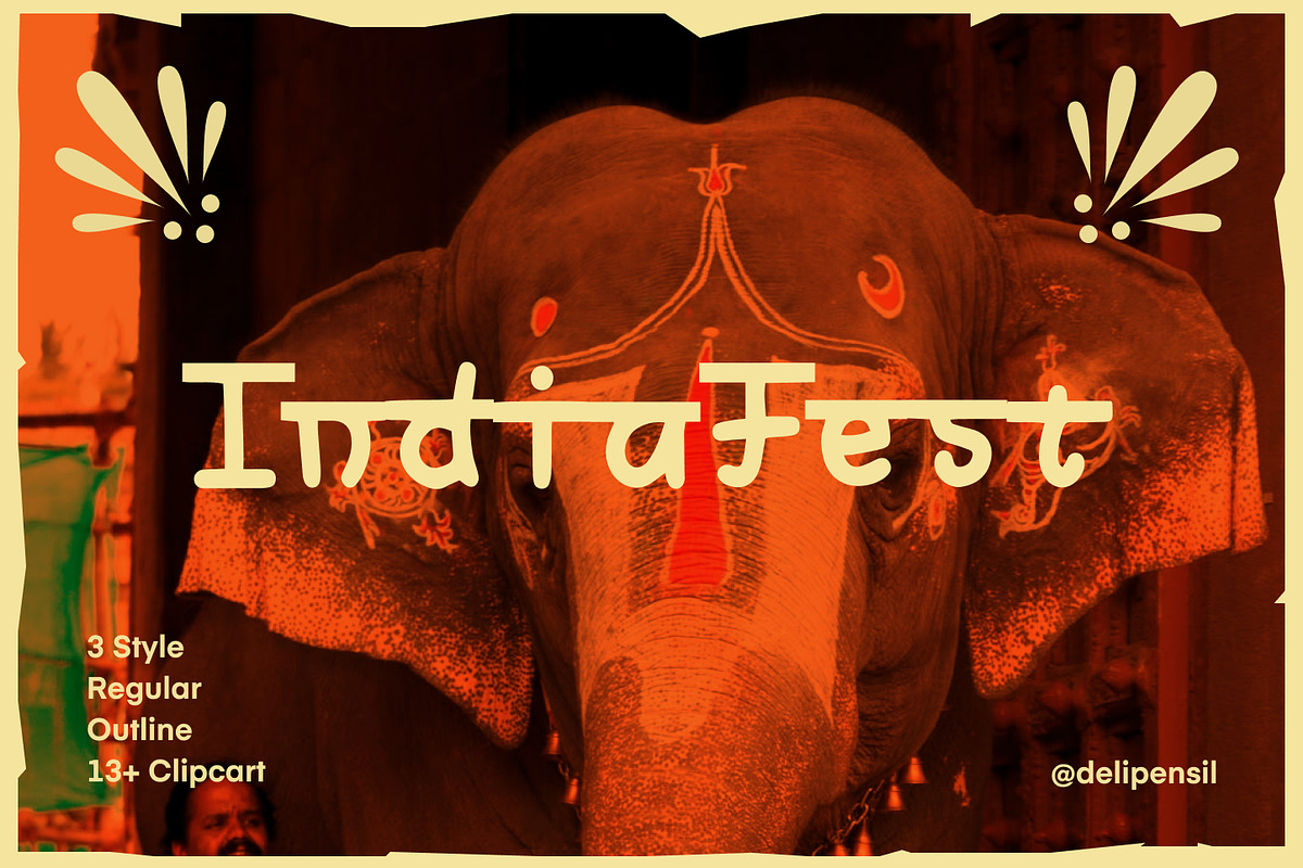 Hida - Hindi Cute Typeface, a Font by delipensil (Photo 2 of 10)