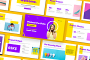 Bold and Bright Portfolio, a Presentation Template by Mighty-Slide (Thumbnail 1 of 5)
