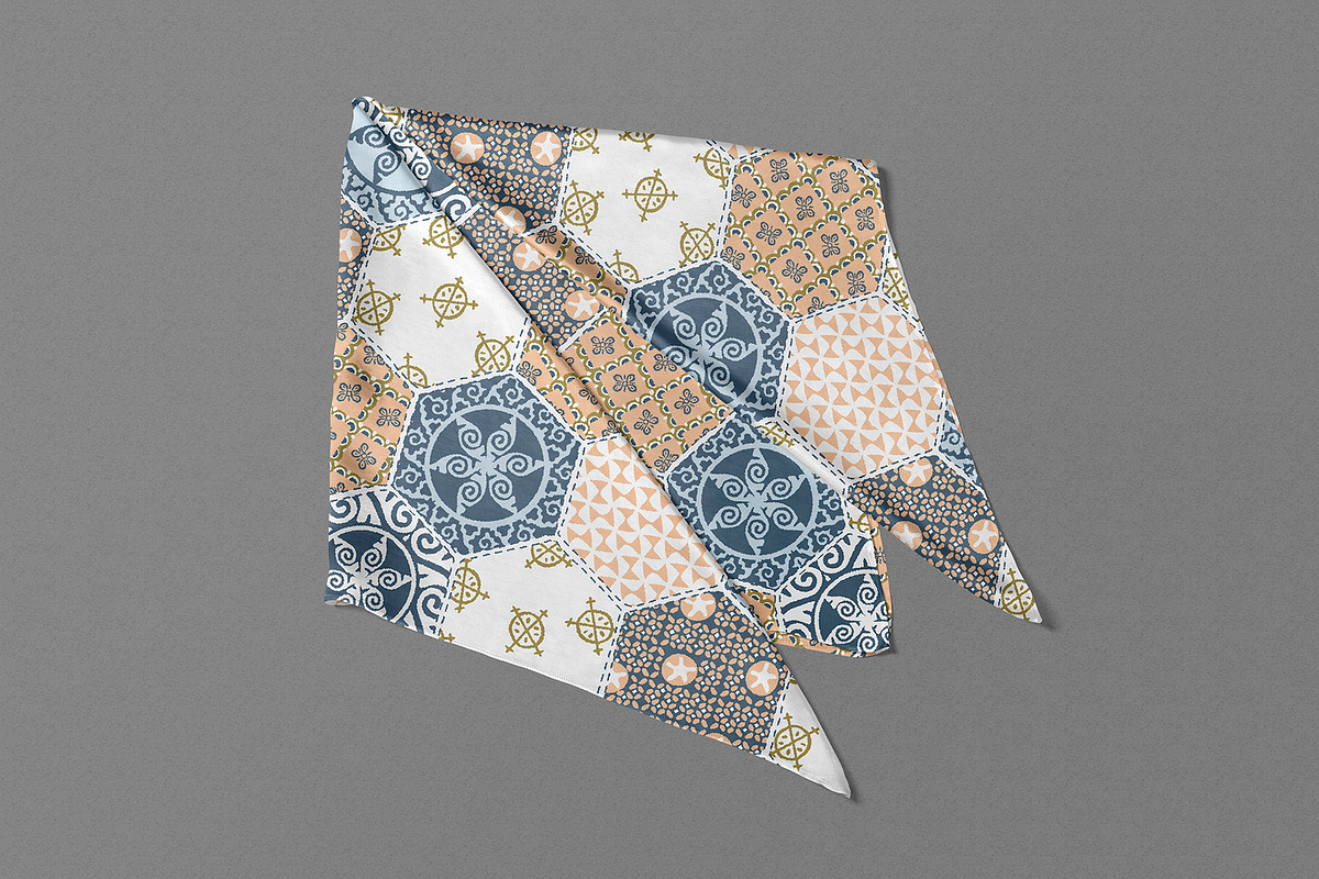Boho Tile Seamless Pattern Bundle, a Pattern Graphic by StudioGlouna (Photo 8 of 9)