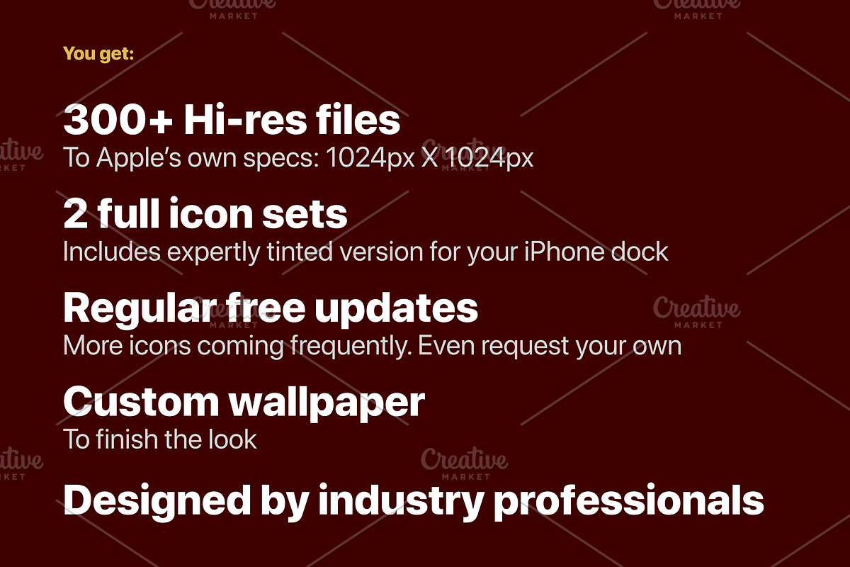 iOS 14 Luxury iPhone App Icons • R, an Icon by Homescreen Pro (Photo 2 of 6)