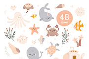 Ocean Secret | Playful font, a Sans Serif Font by JuliaVolkova (Thumbnail 5 of 9)