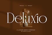Deluxio - Modern Luxury Serif Font, a Serif Font by Pixesia Studio (Thumbnail 1 of 10)
