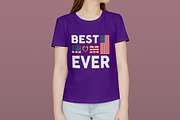 Best Mom Ever Shirt Design, a Graphic by Vector Portal (Thumbnail 3 of 5)