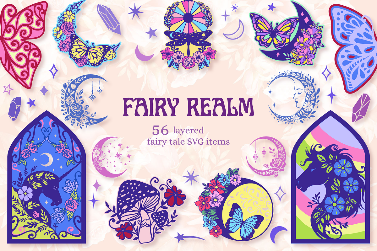 Layered Fairy Tale Bundle, a Decorative Illustration by TatianaCociorva (Photo 1 of 3)