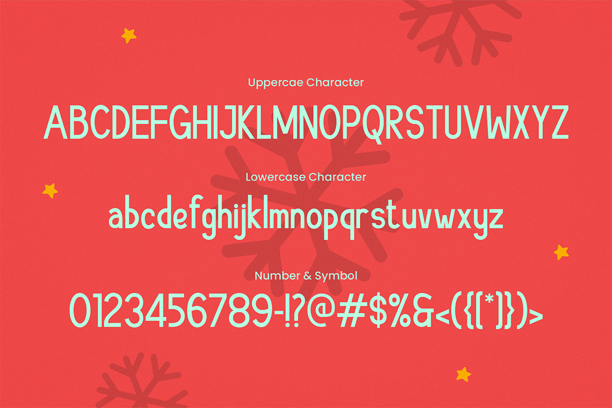 Merryline - Christmas Display Font, a Sans Serif Font by PuriCreative (Photo 8 of 8)