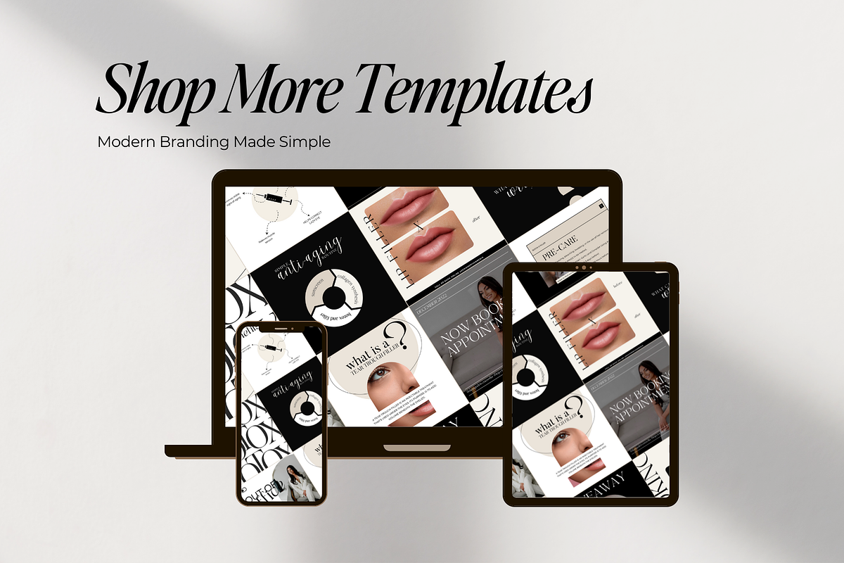 Skincare Instagram Templates Canva, a Social Media Template by Design Driven Media (Photo 8 of 8)