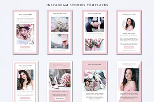 Instagram Stories Templates Set