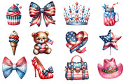 Girly 4th of July Sublimation PNG, an Illustration by SinaCreation (Thumbnail 3 of 5)