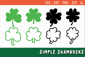 SVG Shamrock Clip Art