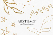 Gold Abstract Design Elements PNG, a Decorative Illustration by LuiDesignStudio (Thumbnail 4 of 5)