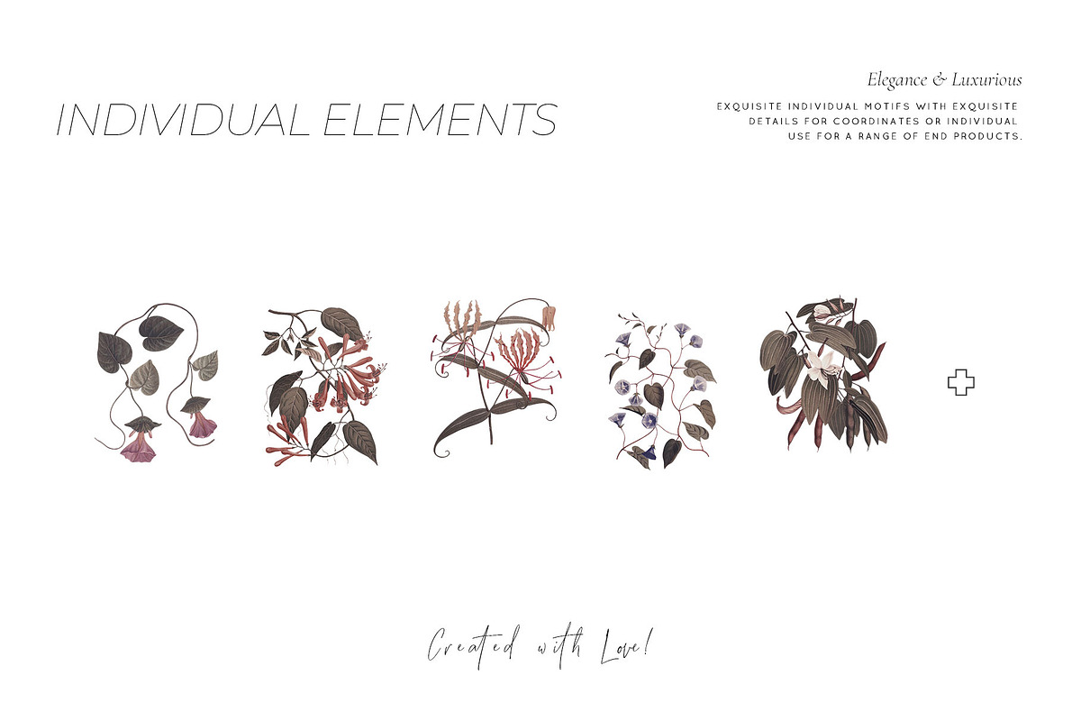 Botanique Luxe Pattern Designs, a Pattern Graphic by TSTUDIO (Photo 12 of 12)