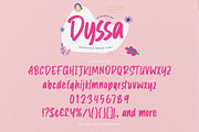 Dyssa – Beautiful Brush Font, a Handwritten Font by Gassstype (Thumbnail 6 of 8)
