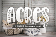 Acres Font, a Font by Denise Chandler (Thumbnail 1 of 6)