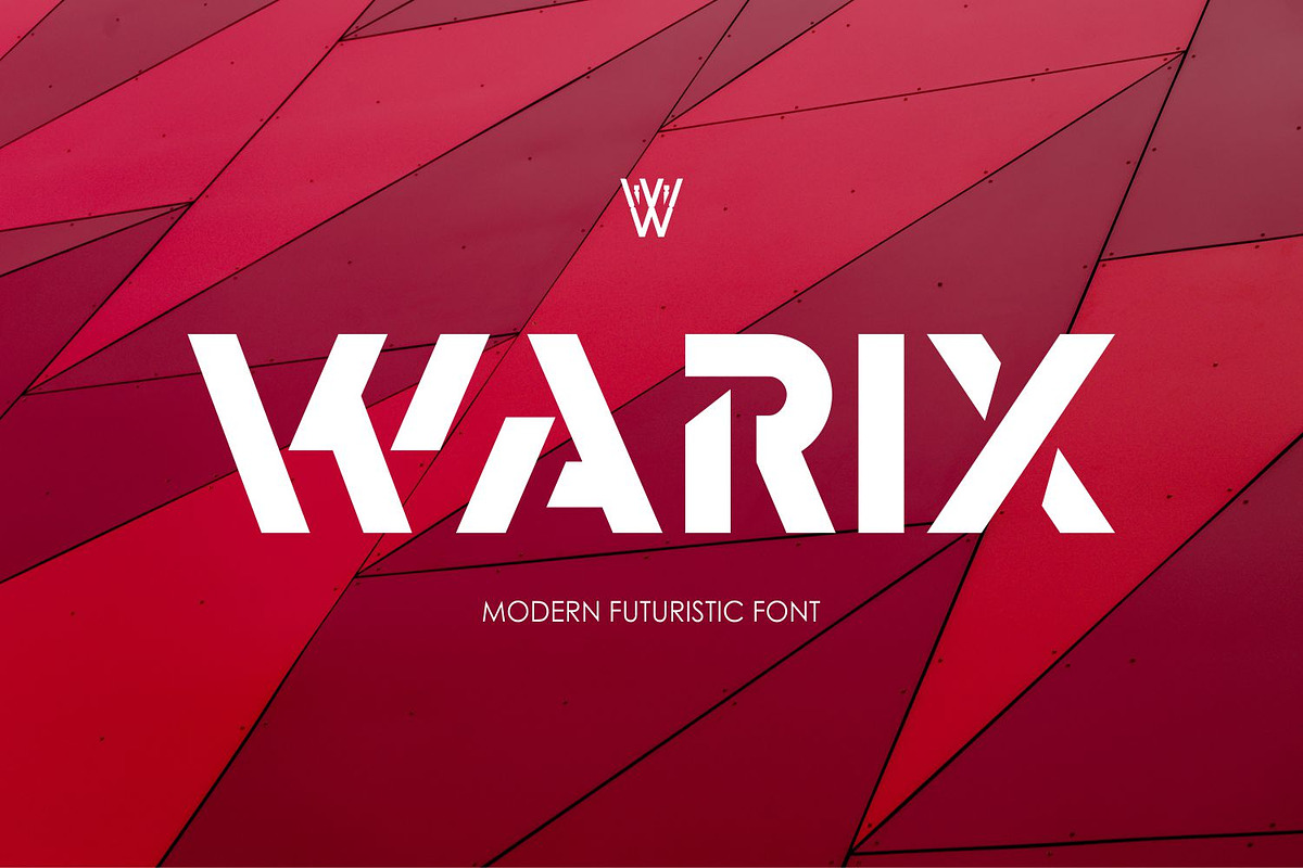 Warix Bold Futuristic Font, a Sans Serif Font by WhymoreArt (Photo 1 of 10)