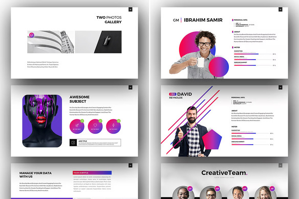 Stack PowerPoint Template, a Presentation Template by iHemalaya (Photo 3 of 11)