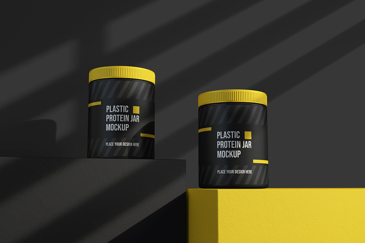 Protein Jar Mockup, a Product Mockup by MrLetters (Photo 5 of 5)