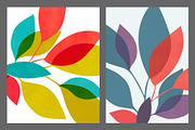 Abstract Modern Leaves Printables, a Background Graphic by kristiangallagher (Thumbnail 2 of 3)