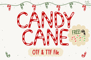 Candy cane | Christmas Display font, a Handwritten Font by LivelyAutumn11.11 (Thumbnail 1 of 5)