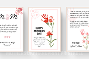 Mother Day Handprint Printable PDF, a Card Template by Snapybiz (Thumbnail 3 of 10)