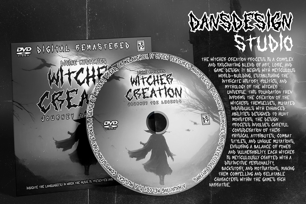 Blackened Rumbling Black Metal Rough, a Blackletter Font by dansdesign (Photo 11 of 12)