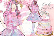 Sweet cafe Watercolour illustrations, an Illustration by Libby Wishes (Thumbnail 8 of 13)