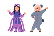 Halloween kids in party costumes set, a Person Illustration by Good Studio (Thumbnail 7 of 8)