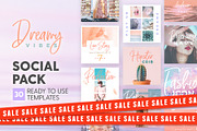 SALE 2in1 Dreamy Vibes Edition, a Social Media Template by The Wedding Shop (Thumbnail 9 of 15)